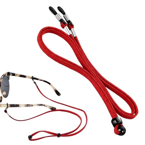 Pcingsia Brillenband, Sportbrillen-Halter für Damen, Glasse-Halteband für Sonnenbrillen, Alltagsbrillen, Sicherheitsbrillen, rot, Refer to description von Pcingsia