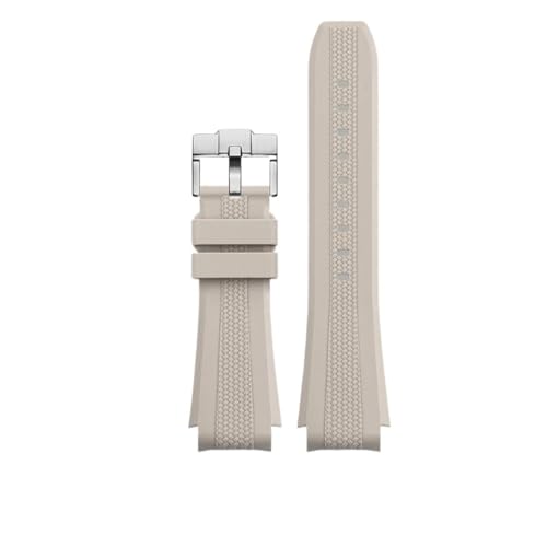 12 Farben Gummiarmband mit gebogenem Ende, passend for Omega X Swatch Joint MoonSwatch Celestial Sports 20 mm(Khaki SR buckle) von PctkeLsend