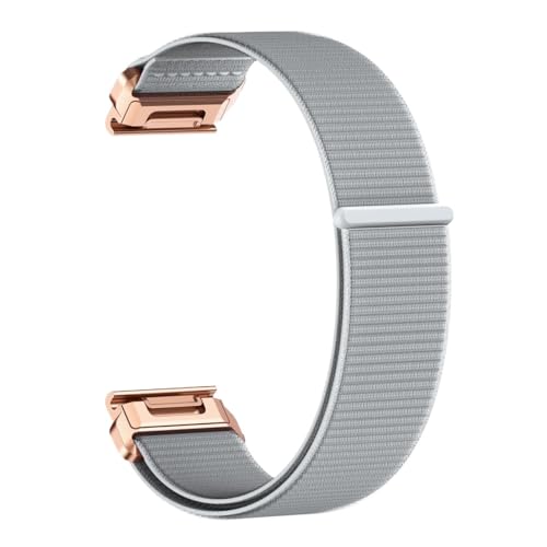 20 mm Nylonband passend for Garmin Descent MK 2S/Fenix ​​7S/6S/6S Pro-Armbänder passend for Fenix ​​5S/5S Plus-Ersatzarmband(White) von PctkeLsend