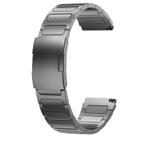 23 mm Uhrenarmband aus Titanmetall, passend for Casio Protrek PRW-30 PRW-50 PRW-60Y PRW-70(Titanium gray) von PctkeLsend