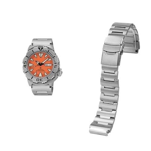 Edelstahlarmband passend for SEIKO Nr. 5 Präzisionsstahlarmband Red Toothed Water Ghost Monster SRPH75K1 SKX781 Uhrenarmband von PctkeLsend