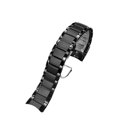 PctkeLsend Schwarzes Keramikarmband for Herren, passend for Armani AR1451 AR1452 AR1400 AR1410 AR1421 AR1440(AR-1451) von PctkeLsend