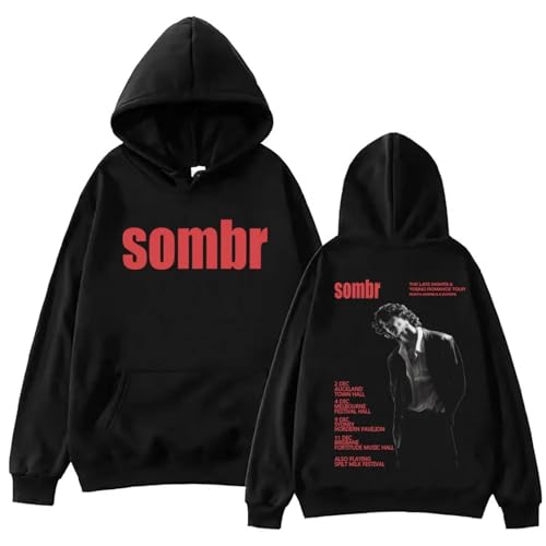 Pdaidou Sombr Merch 2025 Tour Hoodies Langarm Hip Hop Pullover Herbst/Winter Harajuku Retro Sweatshirt Fan Geschenk-Black||s Pdaidou Sombr Merch 2025 Tour Hoodies Langarm Hip Hop Pullover Herbst/Winter Harajuku Retro Sweatshirt Fan Geschenk-Black||s von Pdaidou
