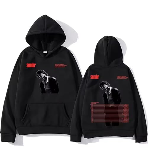 Pdaidou Sombr Tour Hoodies Modisch Lässig Übergrößen Pullover Unisex Streetwear Langarm Hoodies Weite Pullover-Black||x_l Pdaidou Sombr Tour Hoodies Modisch Lässig Übergrößen Pullover Unisex Streetwear Langarm Hoodies Weite Pullover-Black||x_l von Pdaidou