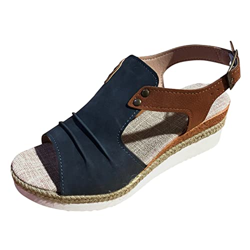 Gladiator-Sandalen Für Damen Barfuss Riemchensandale Schicke Schwarz/weisse mit Verstellbarer Sandalen & Slides Strandschuhe Gladiator Weiche Rutschfestem Sandalen Römische Sandals Römersandalen von Pdakieyxnd