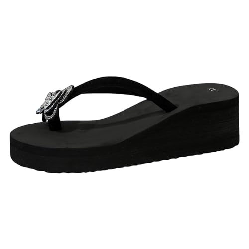 Orthopädische Zehentrenner Damen Frauen Bequem Flip-Flops Flip Flops Elegant Sommer Rutschfest Sandaletten Zehentrenner Leichte Fashion Flach Flipflopssandalen Zehensandalen von Pdakieyxnd