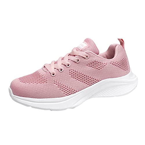 Pdakieyxnd Damen Sneaker Laufschuhe Turnschuhe Straßenlaufschuhe rutschfest Leichtgewichts Atmungsaktiv Walkingschuhe Outdoor Tennisschuhe Sportschuhe Freizeitschuhe von Pdakieyxnd