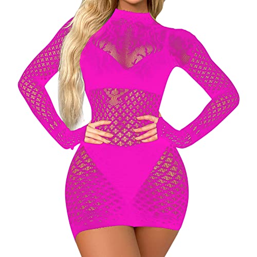 Pdakieyxnd Frauen Unterwäsche Dessous, Corsage Reizwäsche Dessous Damen Sexy Unterwäsche Rot Body Mesh Dessous Kleid Lingerie Sexy For Women Hot Set Kinky Outfit Dessous Body Lingerie Sexy For Women von Pdakieyxnd