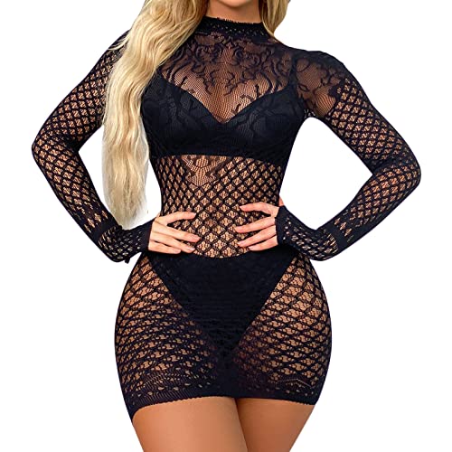 Pdakieyxnd Frauen Unterwäsche Dessous, Corsage Reizwäsche Dessous Damen Sexy Unterwäsche Rot Body Mesh Dessous Kleid Lingerie Sexy for Women Hot Set Kinky Outfit Dessous Body Lingerie Sexy for Women von Pdakieyxnd