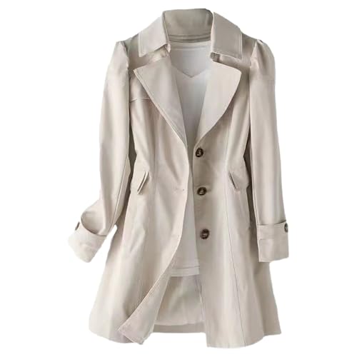 Pdakieyxnd Herbstjacke Damen, Sommer Übergangsjacke Leicht Elegant Sommerjacke Übergangsjacken Atmungsaktiv Frühling Pilotenjacke Blazer Übergang Frühjahrsjacke von Pdakieyxnd