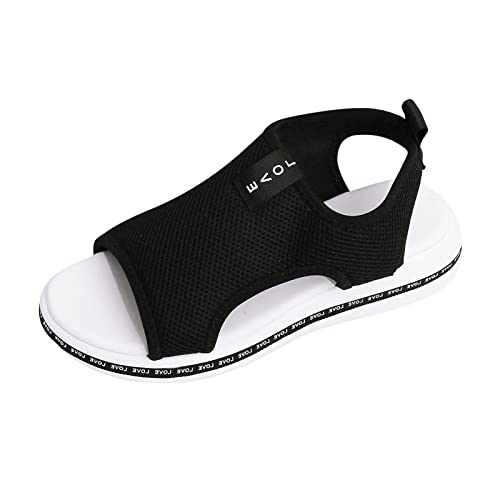 Pdakieyxnd Sandalen Damen Sommer Barfuß Sandalen & Slides Schicke Breite Füße Flach Römersandalen Adiletten Gladiator Casual Leichte Riemchensandale Römische Orthopädische Sandalen Sandalen von Pdakieyxnd