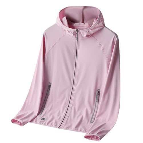 Sun Hoodie Damen Langarm UV Schutzkleidung Sommer Sportshirt Einfarbig UV Kleidung Leichte Wandershirt LäSsig Atmungsaktiv Wanderbekleidung Mode Laufjacke UV-Shirt Sun Hoodie Damen Langarm UV Schutzkleidung Sommer Sportshirt Einfarbig UV Kleidung Leichte Wandershirt LäSsig Atmungsaktiv Wanderbekleidung Mode Laufjacke UV-Shirt von Pdakieyxnd