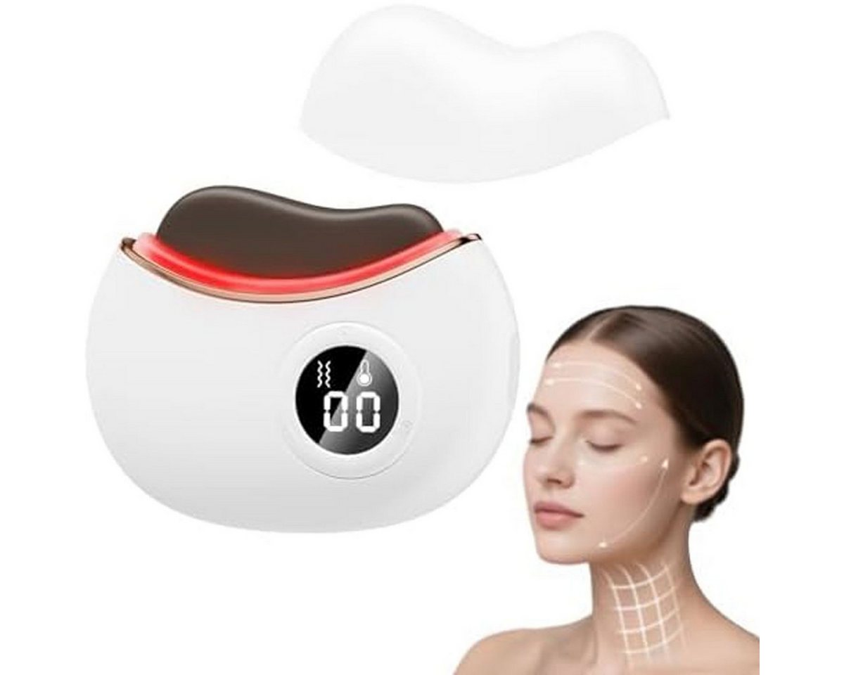 Pdgrid Gesichtsmassagegerät Massagegerät GuaSha-Gesichtsstraffung mit 9 Modi Thermotherapie, 40°C-55°C , Für ergänzende Gesichtspflege, Ein schönes Geschenk Pdgrid Gesichtsmassagegerät Massagegerät GuaSha-Gesichtsstraffung mit 9 Modi Thermotherapie, 40°C-55°C , Für ergänzende Gesichtspflege, Ein schönes Geschenk von Pdgrid