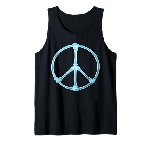 Peace, Love Halloween Retro Knochen Röntgen Männer Frauen Kinder Tank Top von Peace Love Skeleton Halloween Costume