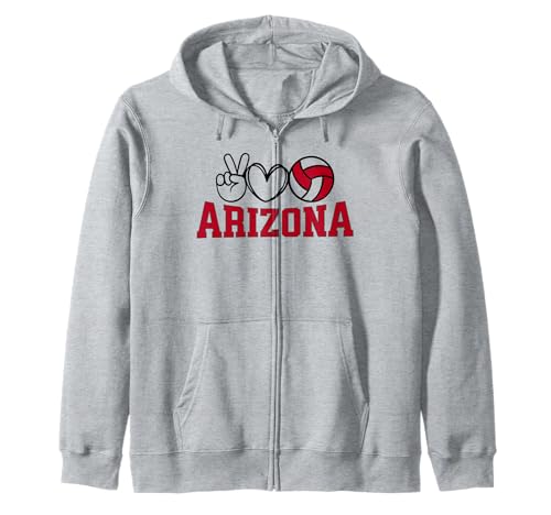 Peace Love Volleyball, Arizona Women Teen Girls Tween Kapuzenjacke Peace Love Volleyball, Arizona Women Teen Girls Tween Kapuzenjacke von Peace Love Volleyball Sports Arizona Gifts