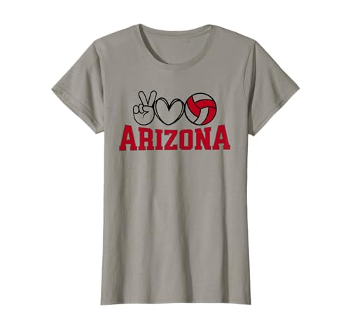 Peace Love Volleyball, Arizona Women Teen Girls Tween T-Shirt Peace Love Volleyball, Arizona Women Teen Girls Tween T-Shirt von Peace Love Volleyball Sports Arizona Gifts