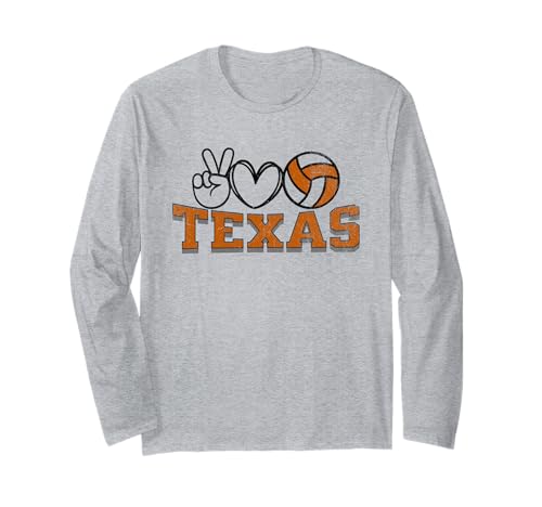 Peace Love Volleyball - Texas Women Teen Girls Tween Players Langarmshirt Peace Love Volleyball - Texas Women Teen Girls Tween Players Langarmshirt von Peace Love Volleyball - Texas