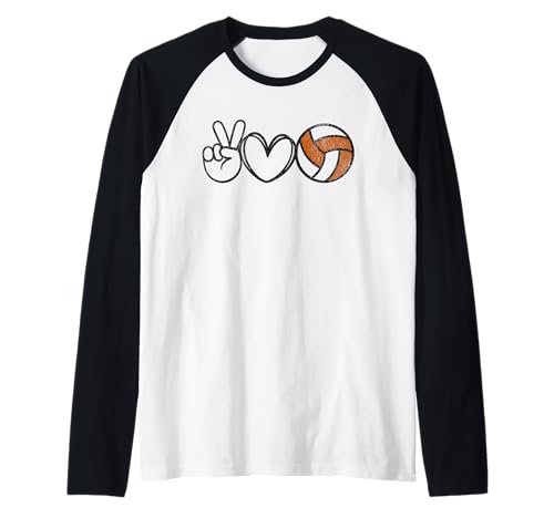 Peace Love Volleyball - Texas Women Teen Girls Tween Raglan Peace Love Volleyball - Texas Women Teen Girls Tween Raglan von Peace Love Volleyball - Texas