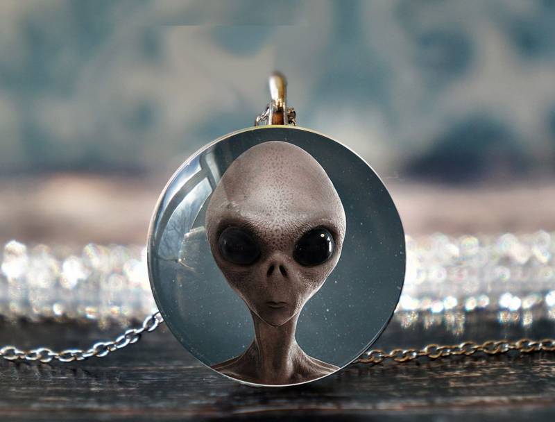 Alien Schmuck , Ich Möchte Glauben Anhänger Außerirdisch Charm Geschenk Geek Sci Fi Liebhaber von PeaceOfCat
