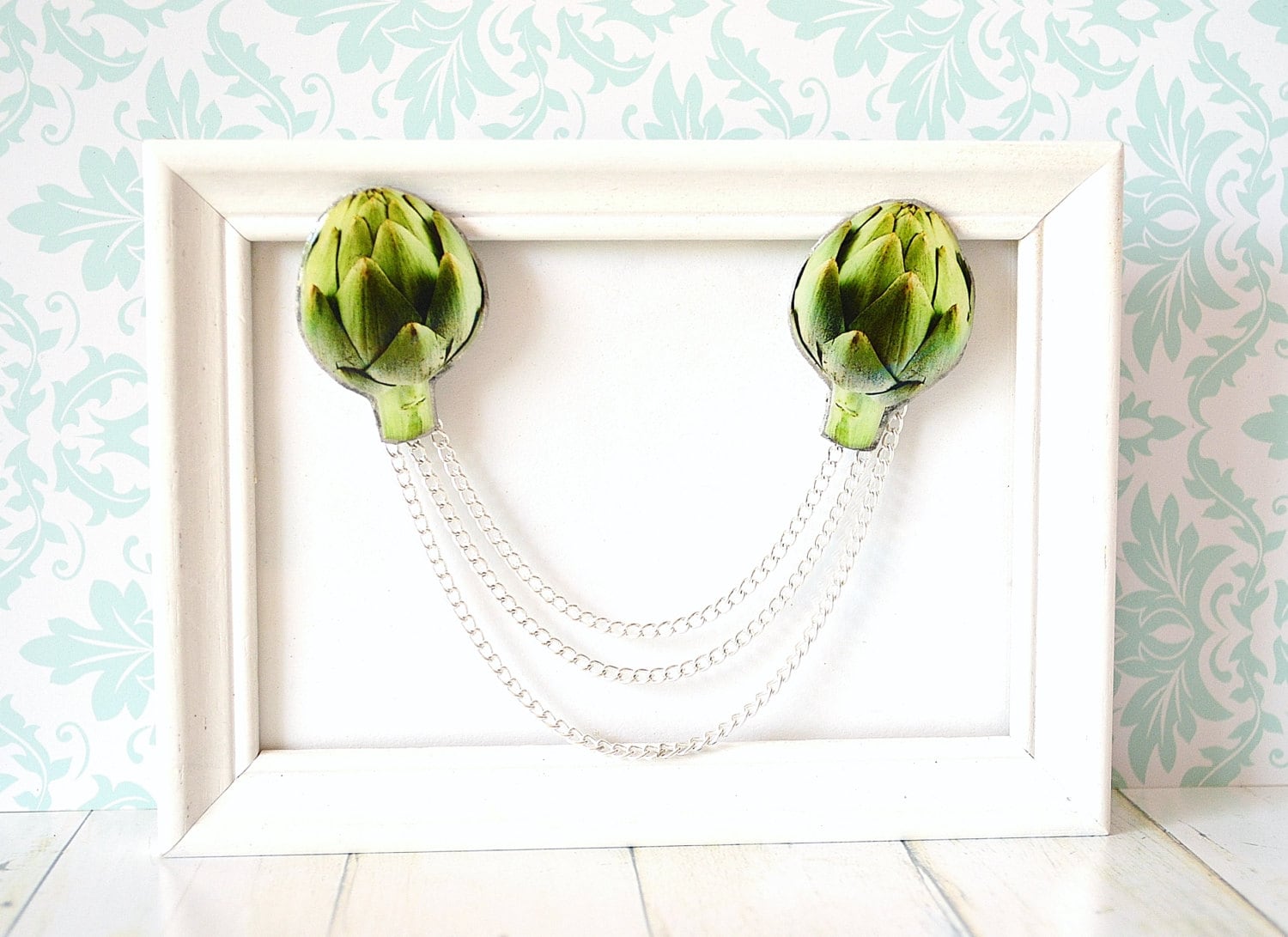 Artischocke, Artischocke Schmuck, Gemüse Feinschmecker-Schmuck, Foodie Geschenk, Vegan Lustige Bro von PeaceOfCat