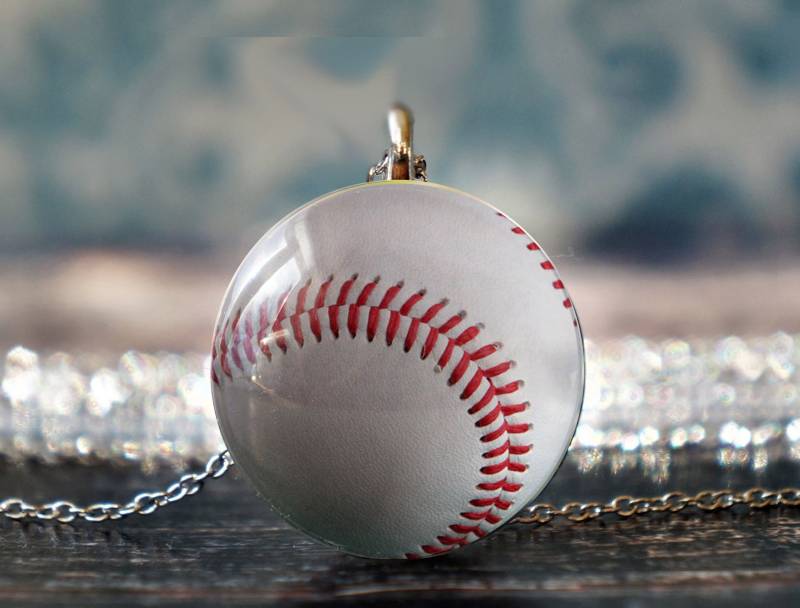 Baseball Geschenke , Mama Sportgeschenke Team Geschenk Schmuck Sport Halskette Anhänger von PeaceOfCat