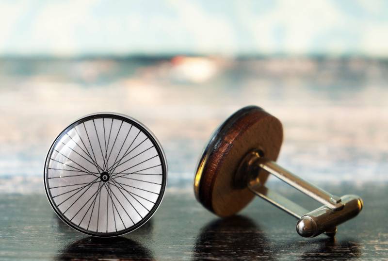 Fahrrad Manschettenknöpfe , Mans von PeaceOfCat