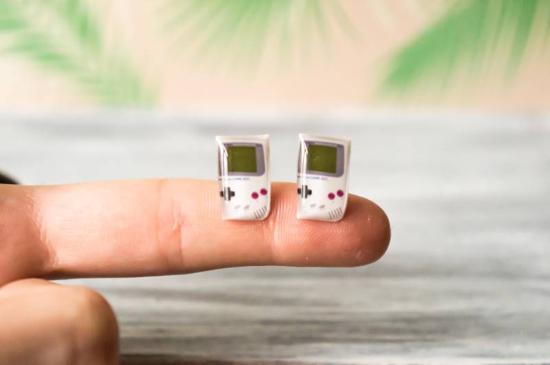Gameboy , Videospiel Ohrringe Geek Schmuck Gamer von PeaceOfCat