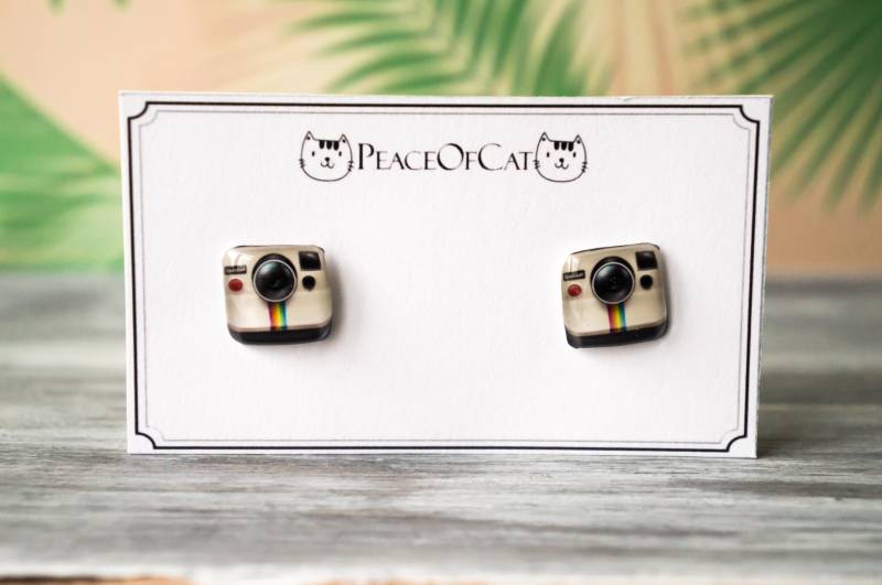 Kamera Schmuck , Fotograf Ohrring Fotografie Geschenk Geschenkidee von PeaceOfCat