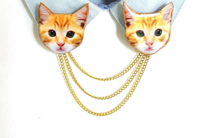 Katzenliebhaber Schmuck , Verrückte Katzendame Katzennadeln Katzen Geschenkideen Cardigan Clip Gold Kragen Pin Katzenliebhaber Schmuck , Verrückte Katzendame Katzennadeln Katzen Geschenkideen Cardigan Clip Gold Kragen Pin von PeaceOfCat