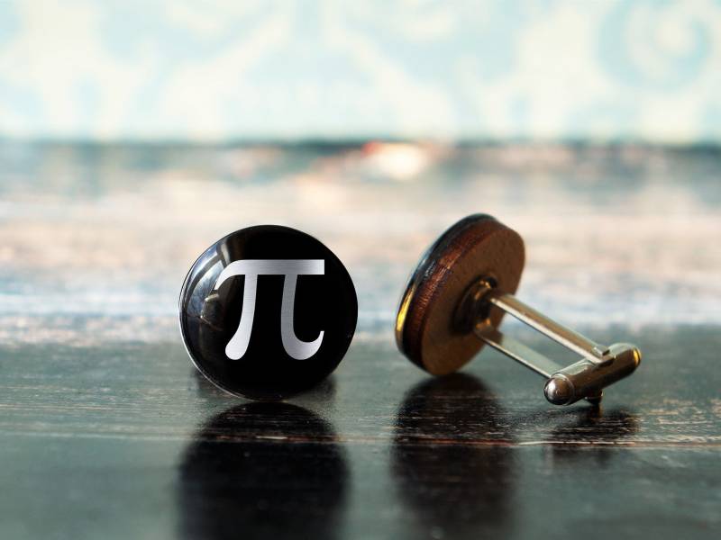 Mathe Lehrer Geschenk, Wissenschaft Manschettenknöpfe , Geschenk Pi Mathematiker von PeaceOfCat
