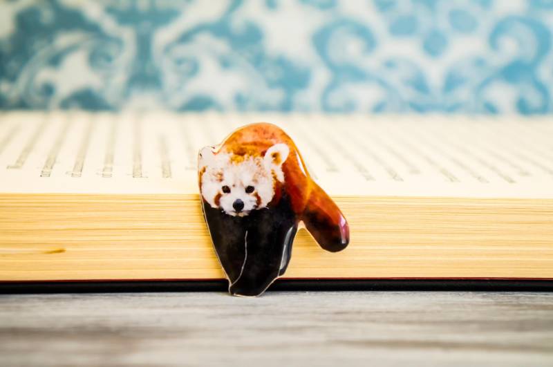 Rote Panda Geschenk , Tier Pins Tierschmuck Tierliebhaber Geschenke Pin Anstecker Brosche von PeaceOfCat