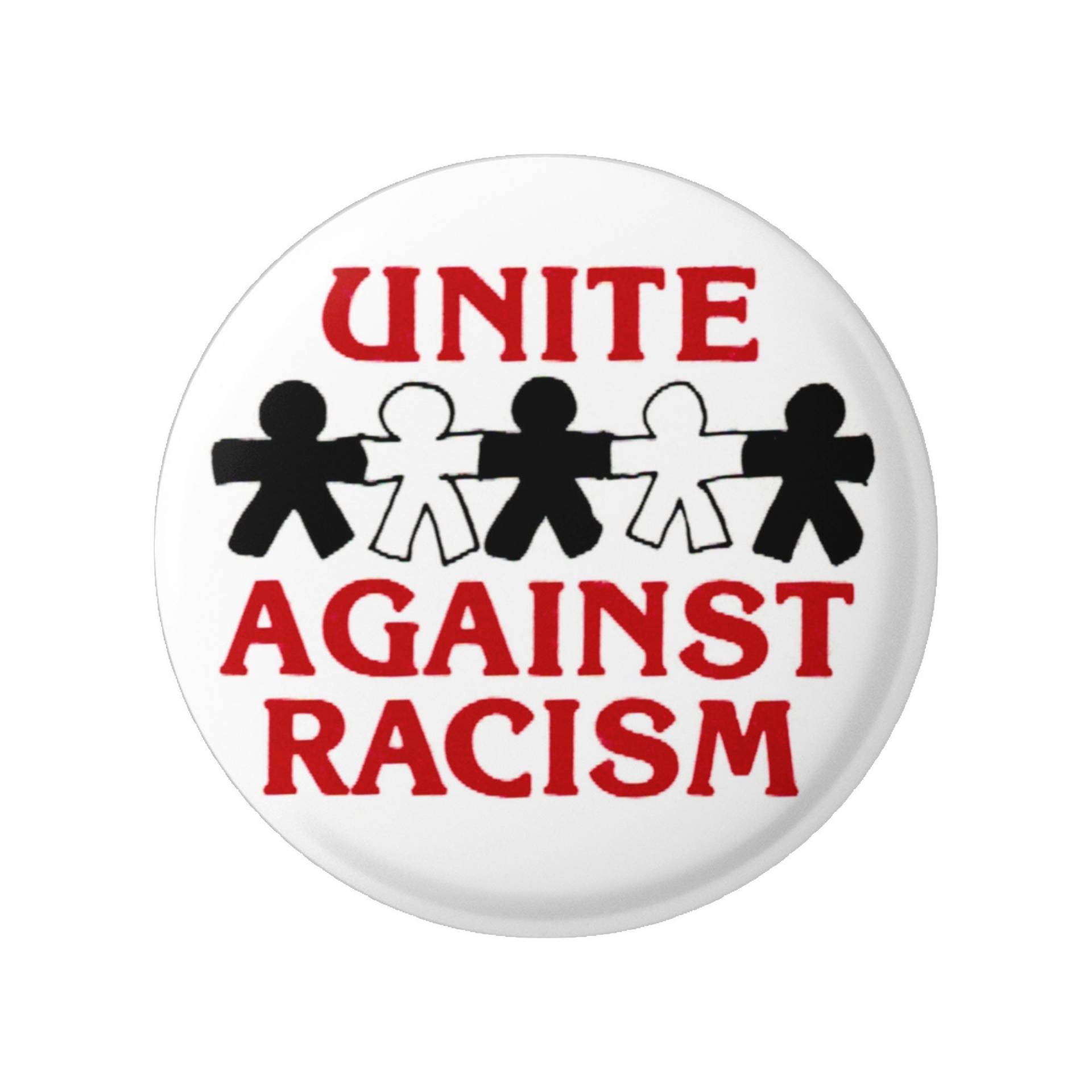 Einheit Gegen Rassismus - Human Rights Anti-Racism Black Lives Matter Button Pinback Für Rucksäcke, Jacken, Mützen Oder Kühlschrankmagnet 1, 5 Zoll von PeaceResourceProject