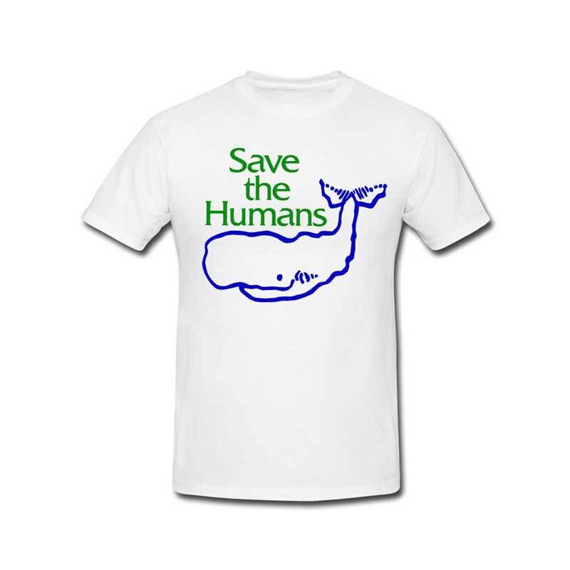 Save The Humans - T-Shirt Aus Bio-Baumwolle von PeaceResourceProject