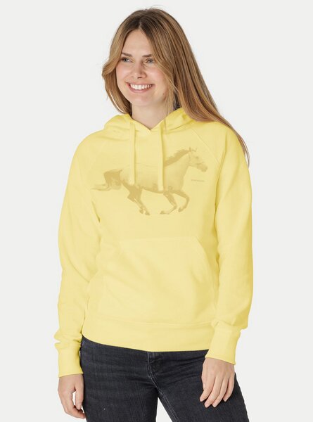 Peaces.bio - handbedruckte Biomode Bio-Damen-Kapuzensweater Horsepower Peaces.bio - handbedruckte Biomode Bio-Damen-Kapuzensweater Horsepower von Peaces.bio - handbedruckte Biomode
