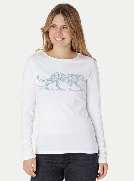 Peaces.bio - handbedruckte Biomode Bio-Damen-Langarmshirt Leopard von Peaces.bio - handbedruckte Biomode
