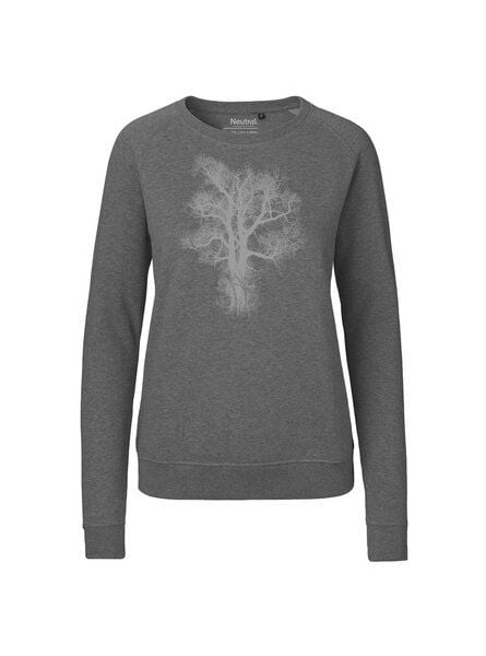 Peaces.bio - handbedruckte Biomode Bio Damen-Sweatshirt Chestnut von Peaces.bio - handbedruckte Biomode