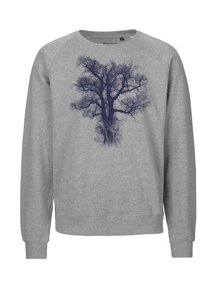 Peaces.bio - handbedruckte Biomode Bio Damen Sweatshirt Loose Fit Chestnut von Peaces.bio - handbedruckte Biomode