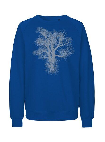 Peaces.bio - handbedruckte Biomode Bio Damen Sweatshirt Loose Fit Chestnut von Peaces.bio - handbedruckte Biomode
