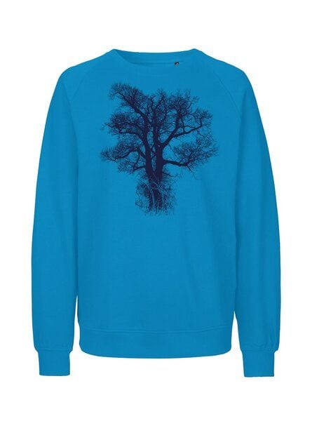 Peaces.bio - handbedruckte Biomode Bio Damen Sweatshirt Loose Fit Chestnut von Peaces.bio - handbedruckte Biomode