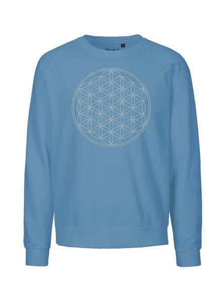 Peaces.bio - handbedruckte Biomode Bio Damen Sweatshirt Loose Fit Die Blume des Lebens Peaces.bio - handbedruckte Biomode Bio Damen Sweatshirt Loose Fit Die Blume des Lebens von Peaces.bio - handbedruckte Biomode