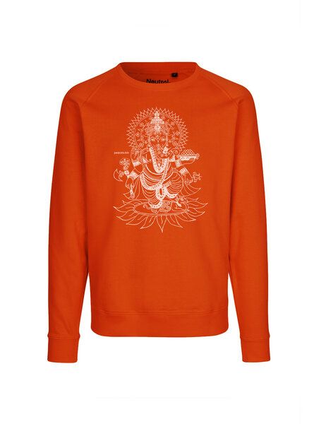 Peaces.bio - handbedruckte Biomode Bio Damen-Sweatshirt Loose Fit Ganesha Peaces.bio - handbedruckte Biomode Bio Damen-Sweatshirt Loose Fit Ganesha von Peaces.bio - handbedruckte Biomode