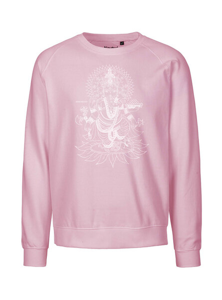 Peaces.bio - handbedruckte Biomode Bio Damen-Sweatshirt Loose Fit Ganesha von Peaces.bio - handbedruckte Biomode