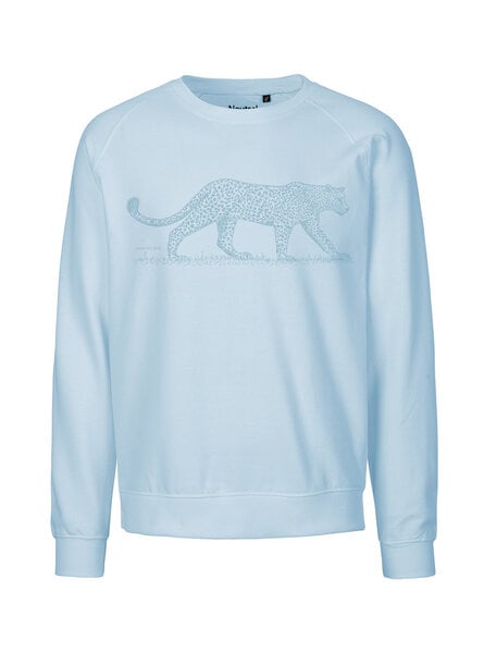 Peaces.bio - handbedruckte Biomode Bio Damen Sweatshirt Loose Fit Leopard von Peaces.bio - handbedruckte Biomode