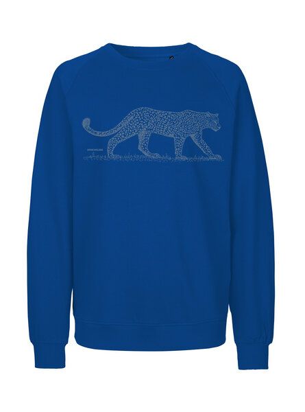 Peaces.bio - handbedruckte Biomode Bio Damen Sweatshirt Loose Fit Leopard Peaces.bio - handbedruckte Biomode Bio Damen Sweatshirt Loose Fit Leopard von Peaces.bio - handbedruckte Biomode