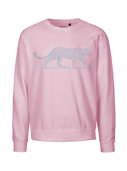 Peaces.bio - handbedruckte Biomode Bio Damen Sweatshirt Loose Fit Leopard von Peaces.bio - handbedruckte Biomode