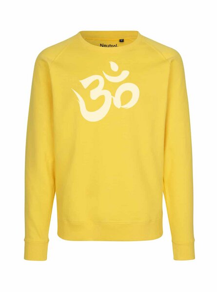 Peaces.bio - handbedruckte Biomode Bio Damen Sweatshirt Loose Fit Om von Peaces.bio - handbedruckte Biomode