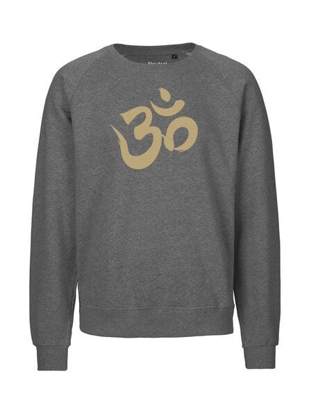 Peaces.bio - handbedruckte Biomode Bio Damen Sweatshirt Loose Fit Om von Peaces.bio - handbedruckte Biomode