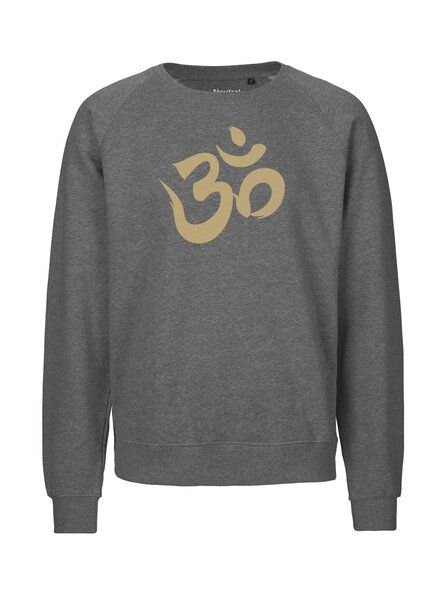 Peaces.bio - handbedruckte Biomode Bio Damen Sweatshirt Loose Fit Om von Peaces.bio - handbedruckte Biomode