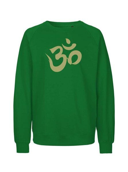 Peaces.bio - handbedruckte Biomode Bio Damen Sweatshirt Loose Fit Om von Peaces.bio - handbedruckte Biomode