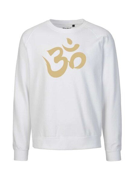 Peaces.bio - handbedruckte Biomode Bio Damen Sweatshirt Loose Fit Om von Peaces.bio - handbedruckte Biomode